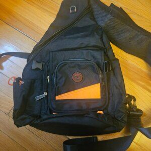 Orange and Black Sling Bag